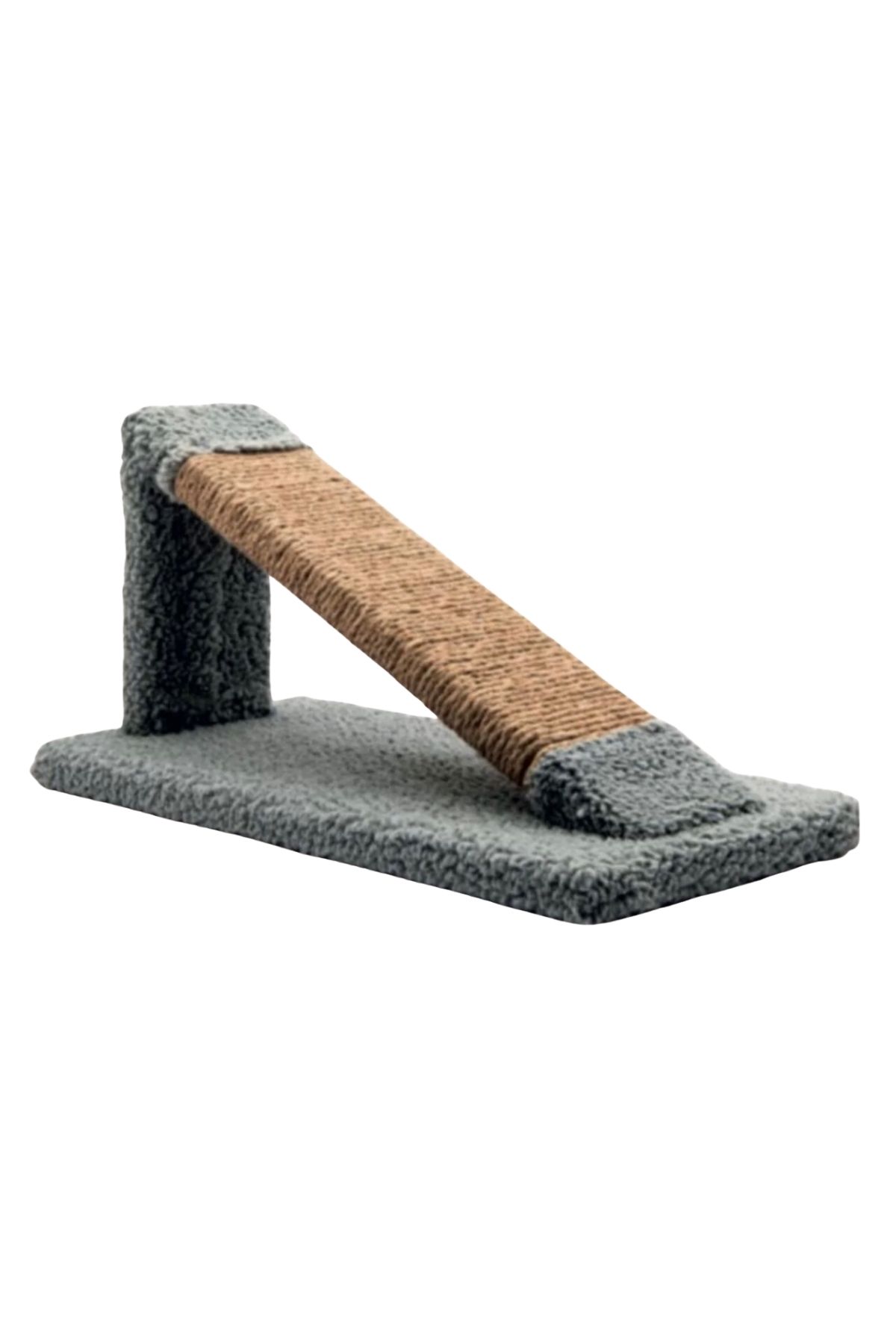 Rampa Tasarımlı Peluş Kedi Tırmalama Tahtası