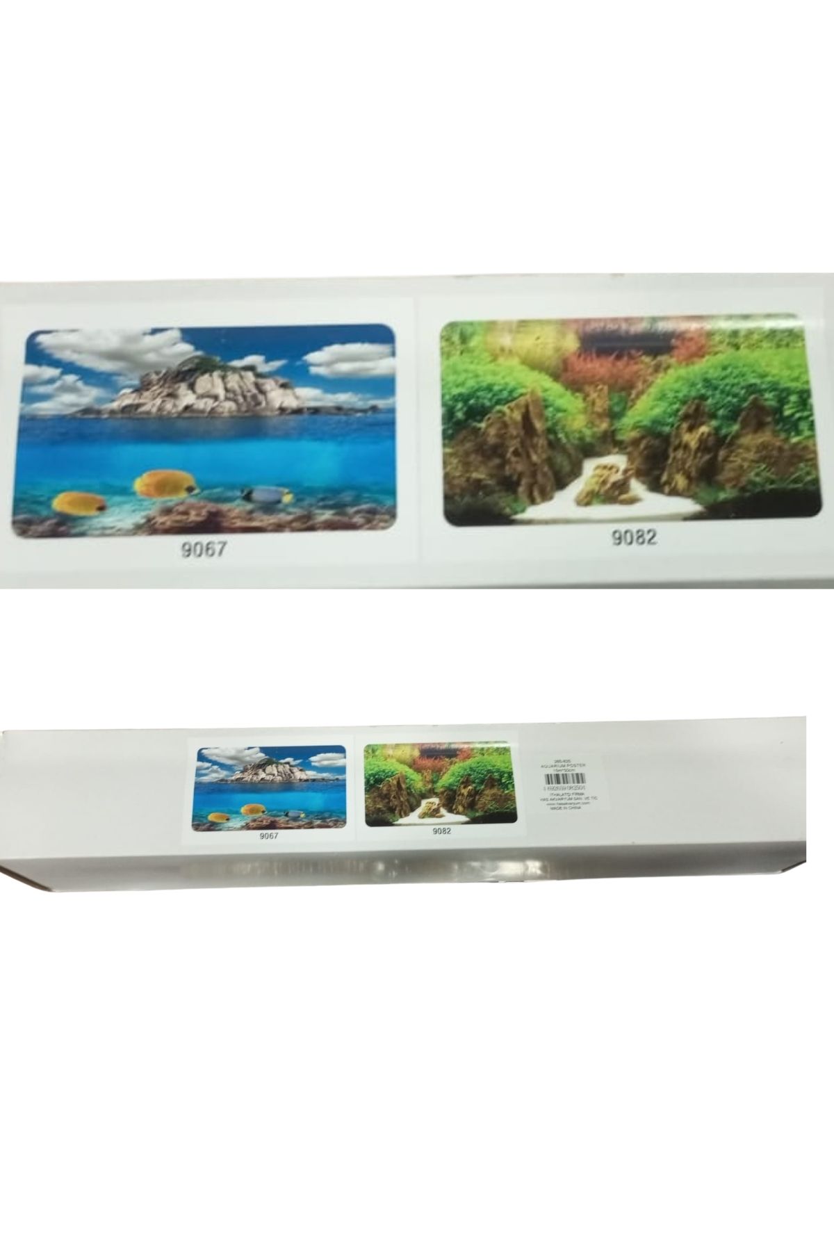 Çift Taraflı Akvaryum Arka Fonu (Akvaryum Posteri) 30 cm