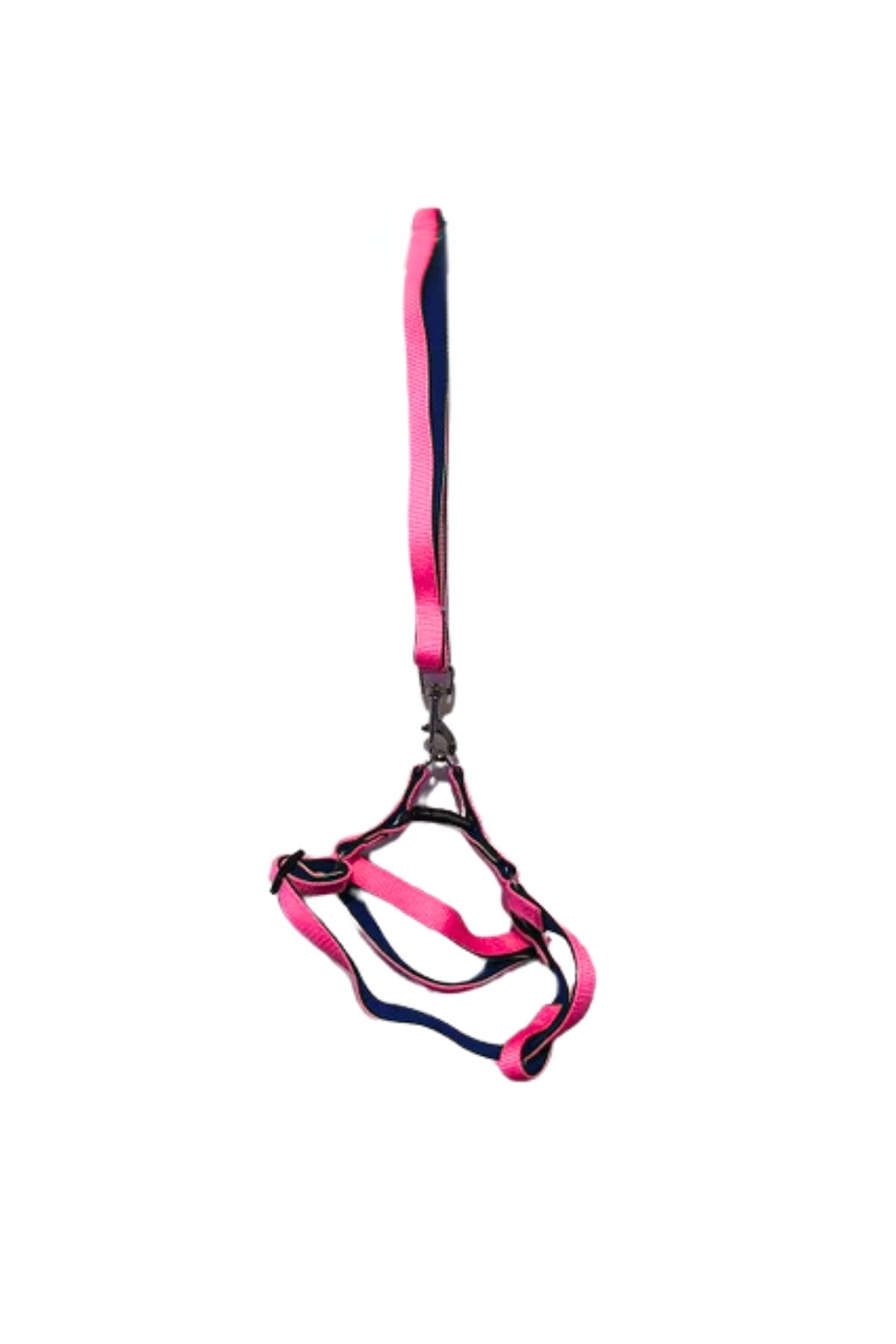 Kedi Köpek Göğüs Tasması Neon Pembe orta beden