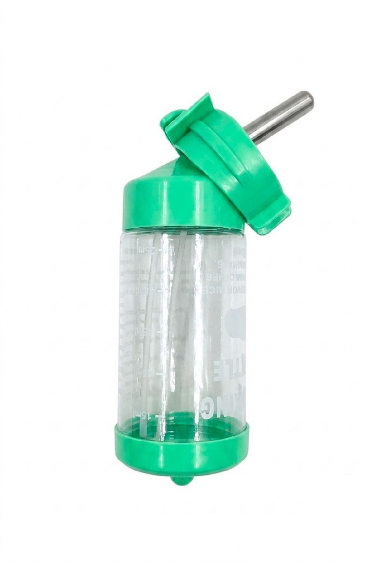 Damlatmayan Hamster Ve Tavşan Suluğu 80 Ml Yeşil