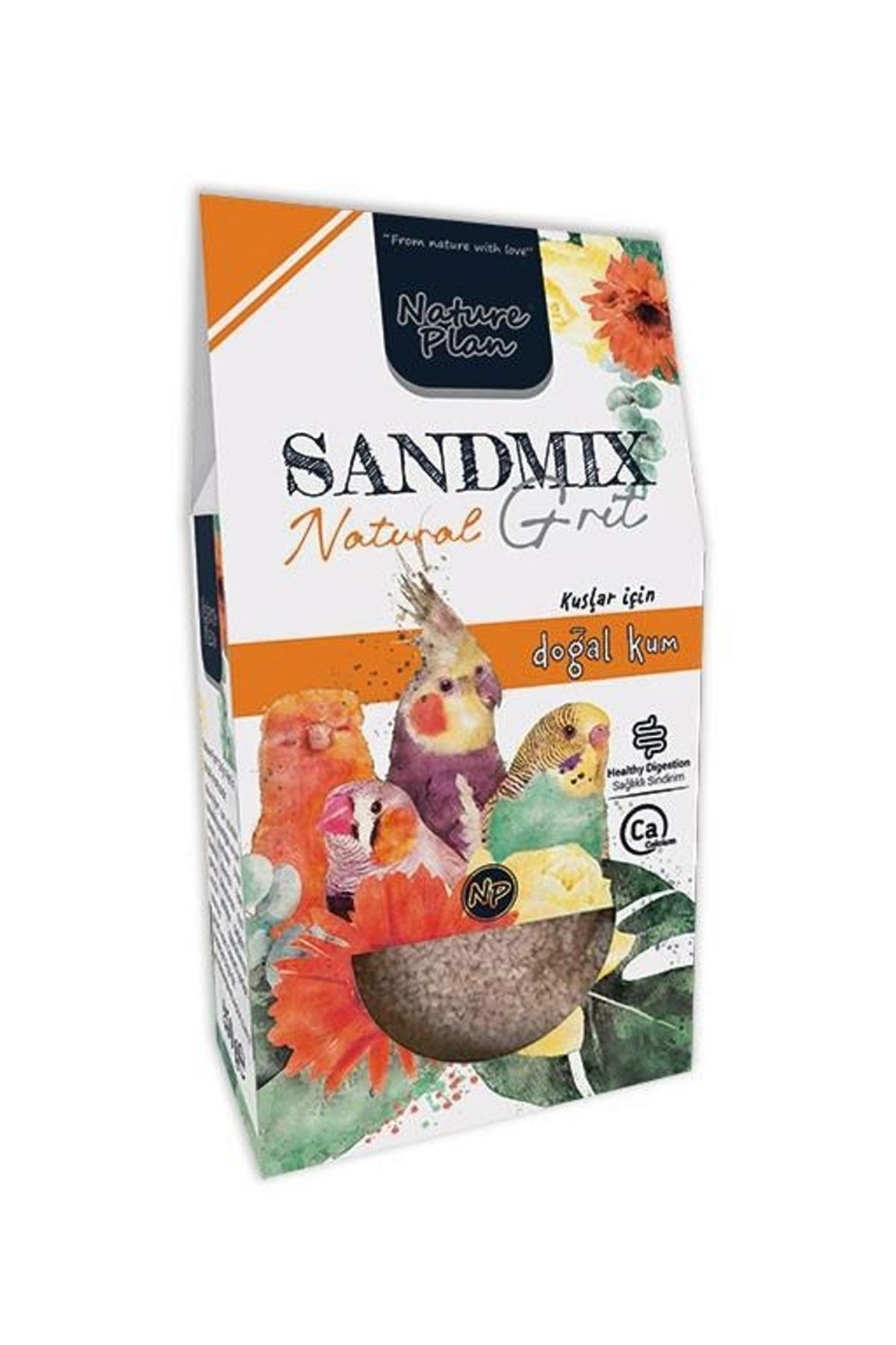 Sandmix Grit Natural Kuş Kumu 250 Gr
