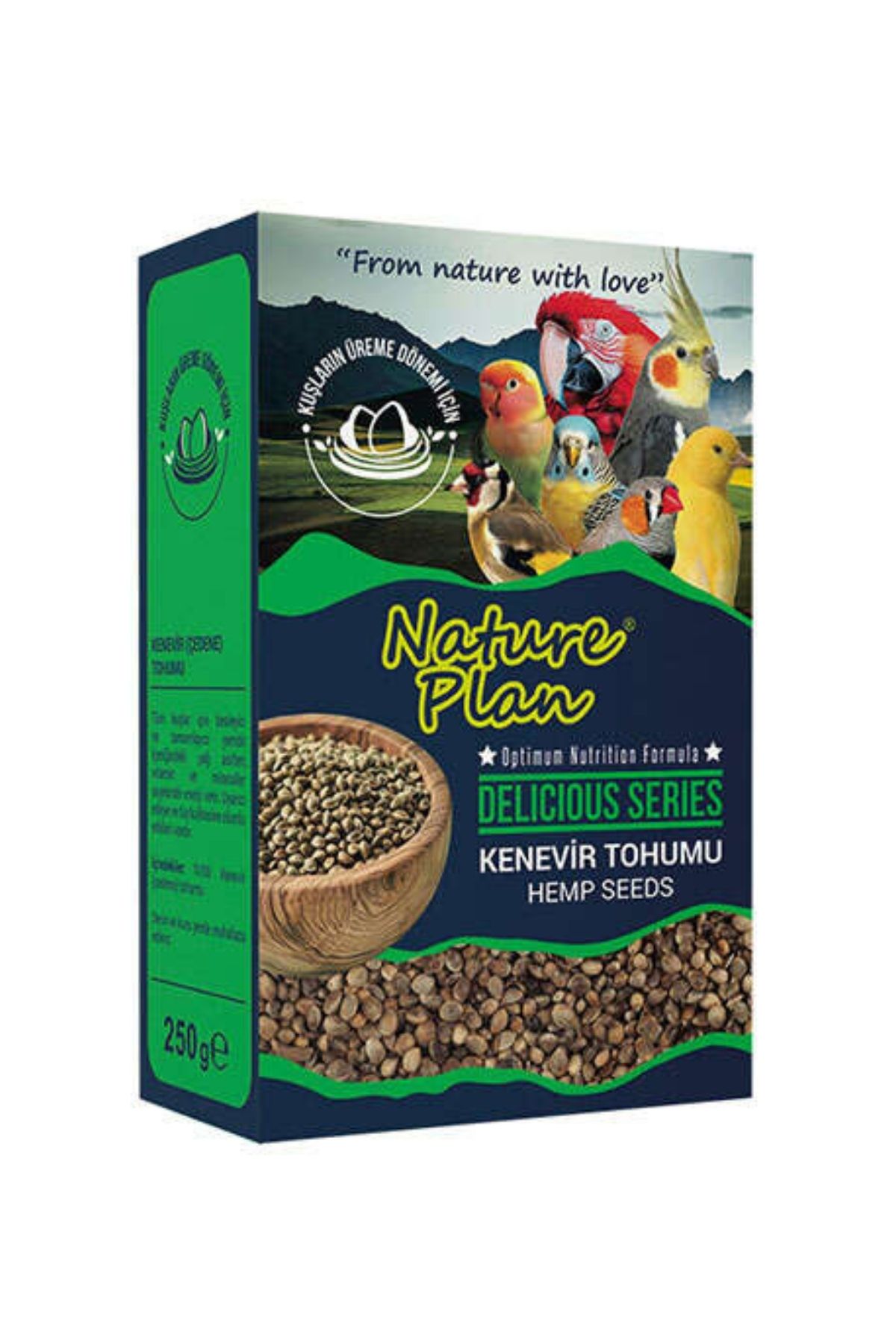 Delicious Serisi Kenevir Tohumu 250 Gr