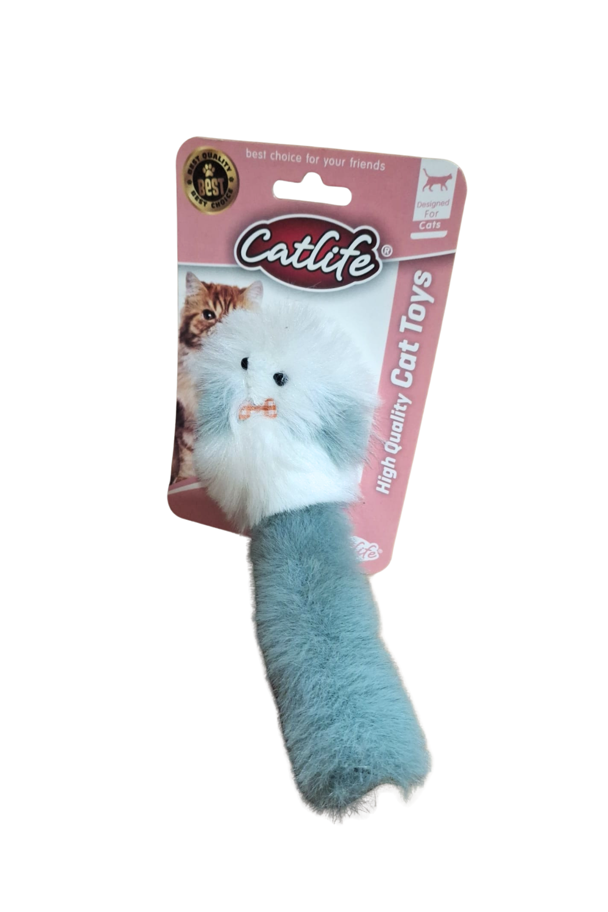 Peluş Kedi Oyuncağı Mavi