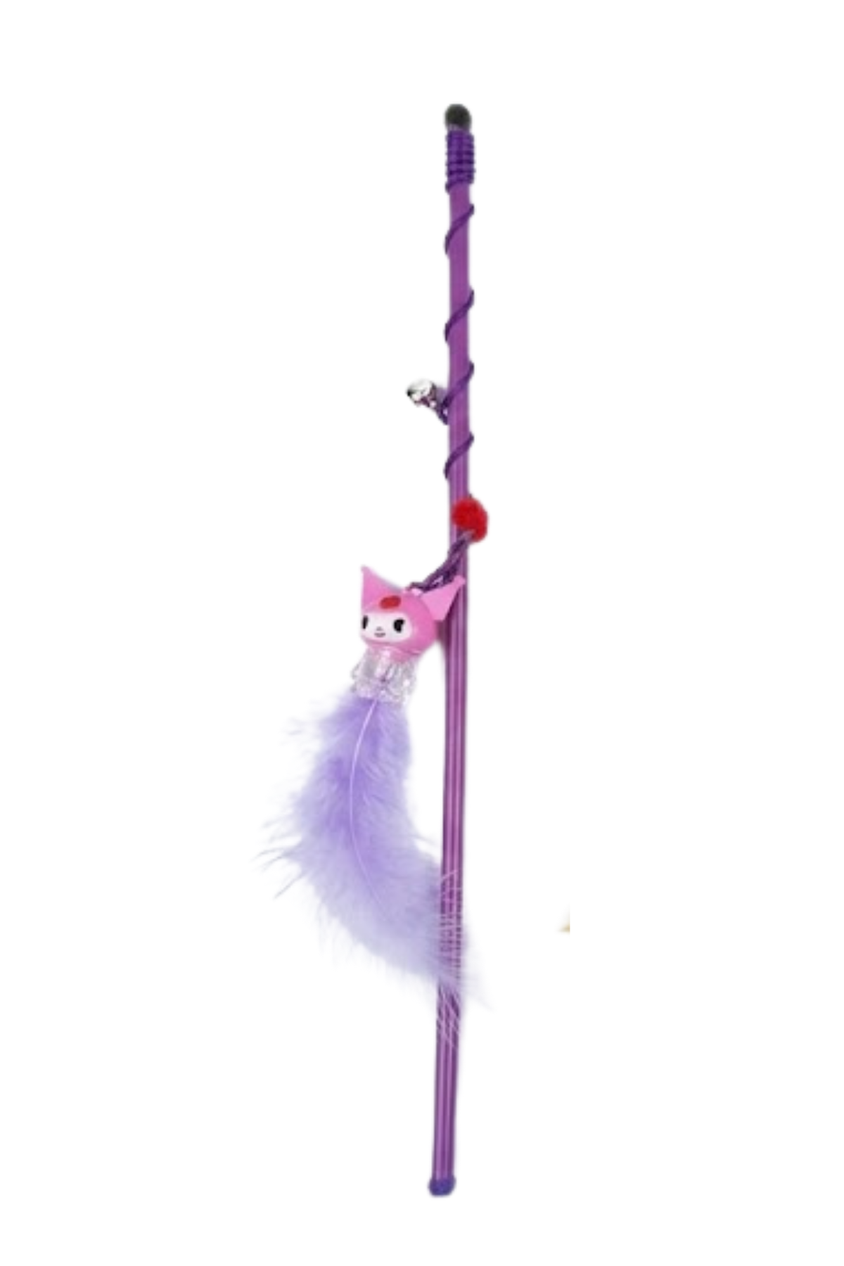 Kuromi Figürlü Kedi Oltası Mor