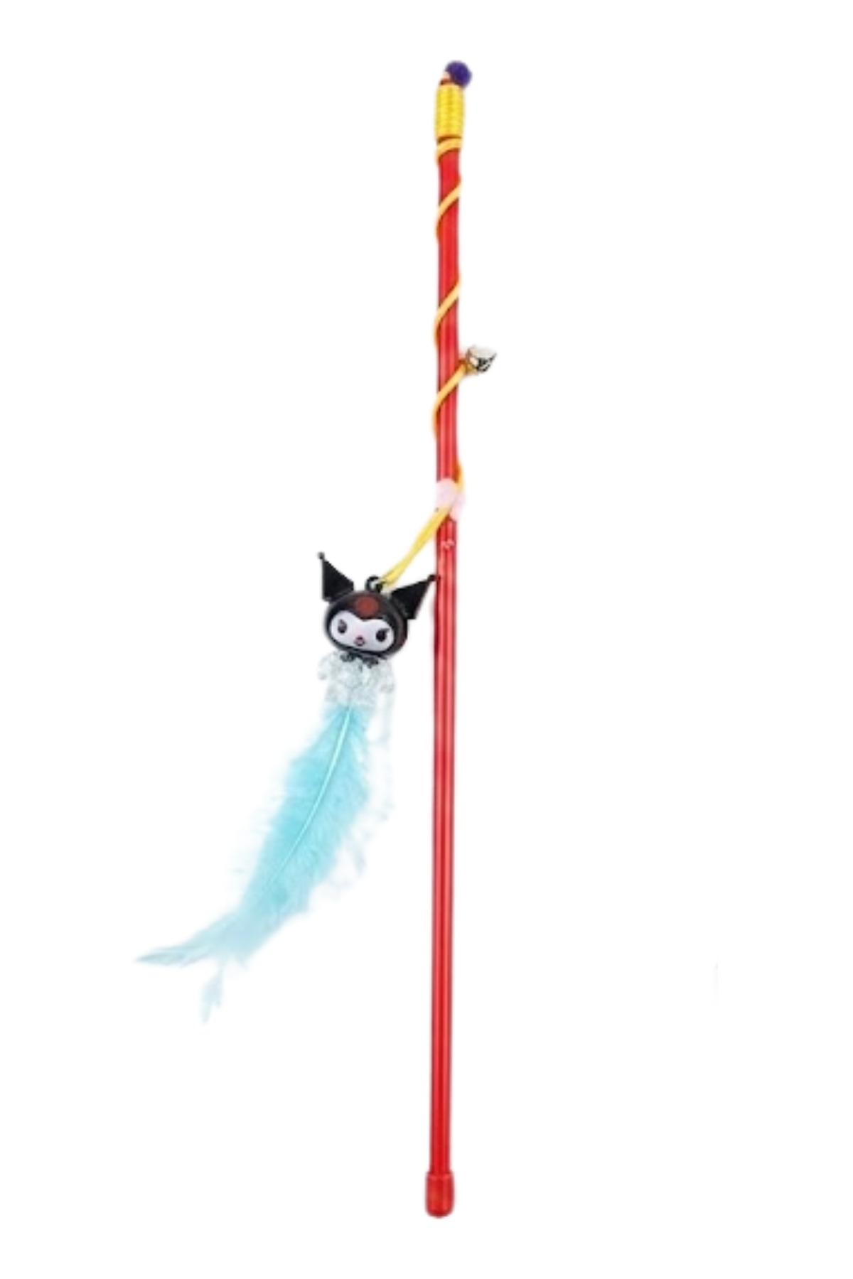 Kuromi Figürlü Kedi Oltası Kırmızı